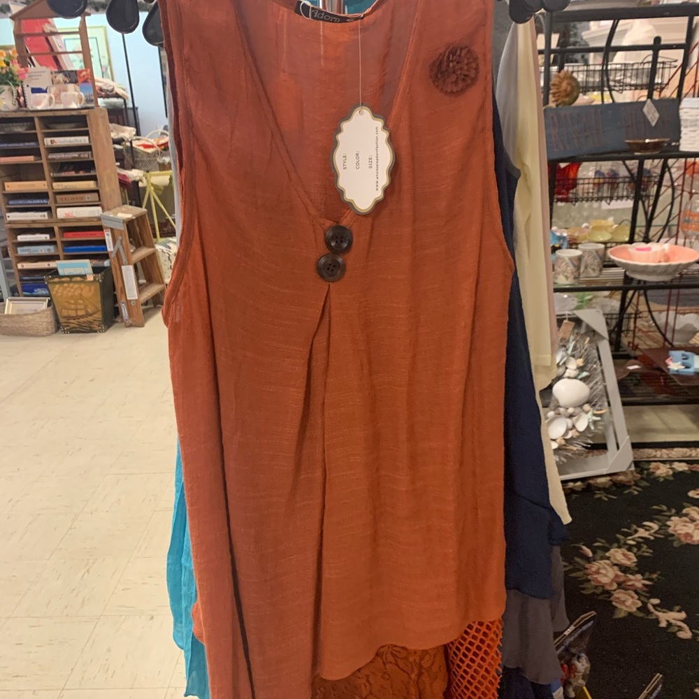 Sleeveless dress/ tunic. S,L